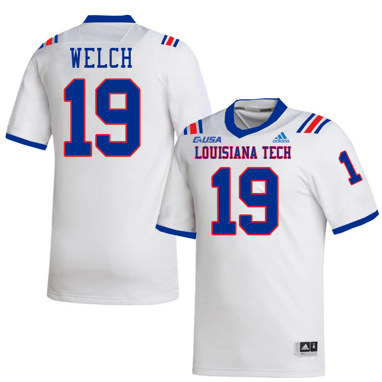 Mason Welch Louisiana Tech Jersey,LA Tech Bulldogs Football Jerseys,Uniforms,Gears-White